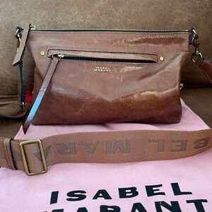 Isabel Marant Nessah Bag cognac